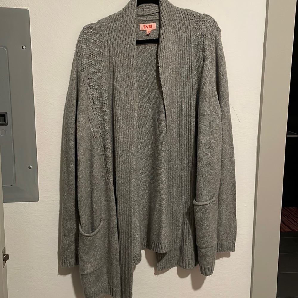 Gray sweater